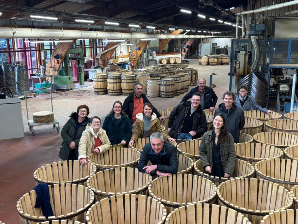 Visiting Maison Charlois with Eric Louis team